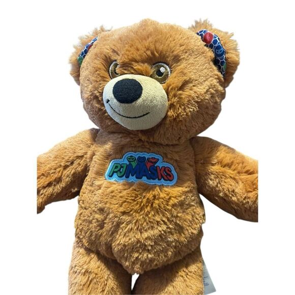 Build A Bear Workshop Brown Teddy Bear PJ Masks Plush Stuffed Animal Toy 16" - Picture 7 of 9